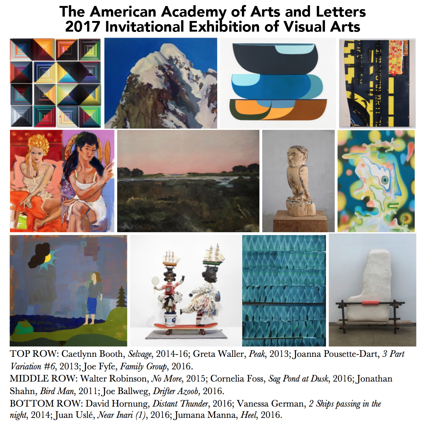 Arts and Letters 2017 Invitational Exhibition